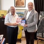 Yazar Turan Kaya, Başkan Avni Kurt’u Ziyaret Etti