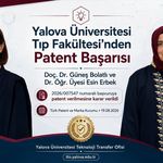 Yalova Üniversitesi Akademisyenlerinden Patent Başarısı