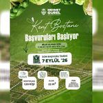 Yalova’da Kent Bostanı Heyecanı