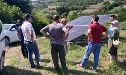 Güneş Enerjili Sulama Sistemini İncelediler