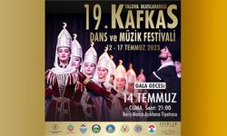 Kafkas Dans Ve Müzik Festivali Başlıyor