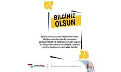 Yalova Eğitim Ve Araştırma’dan Bilgilendirici Mesaj