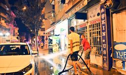 Cadde Ve Sokaklar Temizleniyor