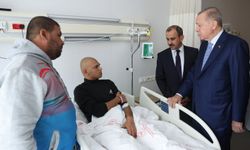 Cumhurbaşkanı Erdoğan, Gazzeli hastaları hastanede ziyaret etti