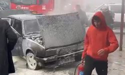 Yalova’da Otomobil Yangını