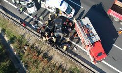 Kuzey Marmara Otoyolu'nda feci kaza: 6 yaralı  