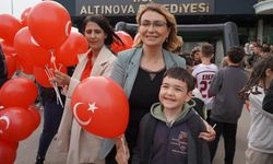 Altınova'da Çocuklar Doyasıya Eğlendi