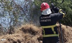 Altınova İtfaiyesinden Yangına Anında Müdahale