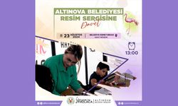 Altınova’da Geleceğin Sanatçılarından Resim Sergi