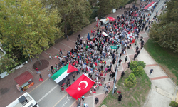 Yalova’da Gazze İşgalinin 1. Yıl Dönümünde Protesto Yürüyüşü