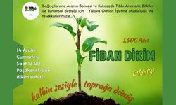 TEMA Vakfı Bin 500 Fidan Dikecek