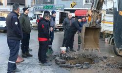 Su Borusunda Meydana Gelen Arıza Giderildi