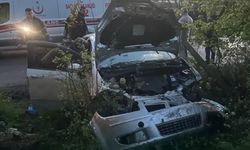 Yalova'da Otomobil Tarlaya Uçtu!