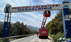 Esenköy Girişinde Trafik Uyarısı