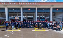 Yalova İtfaiyesi’nden Gerçeği Aratmayan Tatbikat