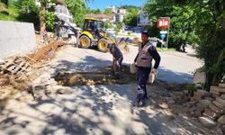 Termal’de Bozulan Parke Yolları Onarılıyor!