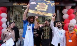 5 Dakikada 11 Metre Börek Yedi, 10 Gram Altının Sahibi Oldu