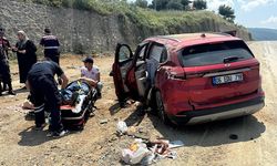 Yalova'da TOGG Marka Otomobil 4 Metre Yükseklikten Yola Uçtu