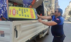 Kaldırım ve Yol Kenarlarına Koyulan Malzemeler Toplandı
