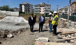 Müdür Yılmaz Okul İnşaatını İnceledi