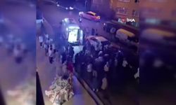 Küçükçekmece'de Döner Bıçaklı Dehşet Kamerada