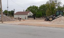 Sultaniye Meydanı’nda Parke Çalışması