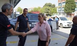 Başkan Fazlaca, Fedakar İtfaiyecilere Teşekkür Etti
