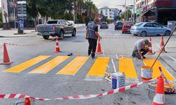 Çiftlikköy’de Yaya Geçitleri Yenileniyor