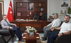 Başkan Tavşan’dan İl Tarım Müdürü İlmeç’e Hayırlı Olsun Ziyareti