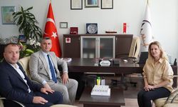 Başkan Tavşan'dan Yeni Okul Müdürüne Hayırlı Olsun Ziyareti