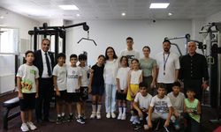 Vali Kaya, Spor Okullarındaki Çalışmaları Takip Etti