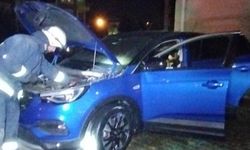 Vergi Dairesi Otoparkında Araç Kundaklandı