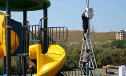 Çiftlikköy’de Parklara 7/24 Güvenlik Kamerası