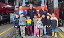Minik Öğrencilerden İtfaiye Ziyareti