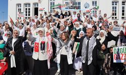 Kadınlar Yalova’da Gazze İçin El Ele Verdi