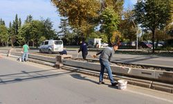 Cengiz Koçal Caddesi Orta Refüjünde Çalışmalar Başladı