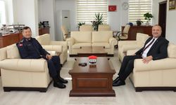 Başkan Avni Kurt’tan İl Jandarma Komutanı Ercan Altın’a Ziyaret