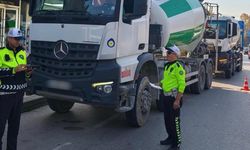 Yalova’da Transmikser Araç Denetimleri: 7 Şoföre Cezai İşlem Uygulandı