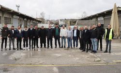 Başkan Gürel Hal Esnafını Ziyaret Etti