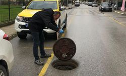 Çınarcık’ta Rögar Kapaklarında İlaçlama Çalışması Yapıldı