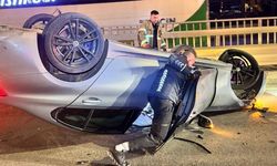 Yalova-İzmit Yolunda Can Pazarı: Otomobil Takla Attı