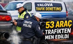 Yılın İlk Denetimlerinde 53 Araca Ceza Kesildi