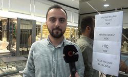 Vallahi billahi yok" yazısı kuyumcuda izdihamı durduramadı