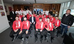 Zübeyir, Muhammed ve Günay, Hacıosmanoğlu’nun Konuğu Oldu