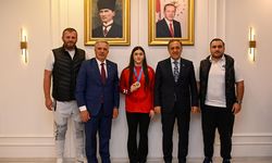 Vali Usta, Avrupa Şampiyonunu Ağırladı
