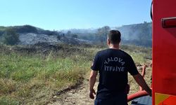 Yalova ve Çiftlikköy Ekiplerinden Hacımehmet’teki Yangına Ortak Müdahale