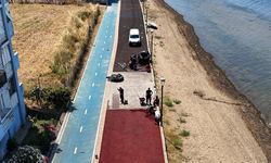 Çiftlikköy Sahil Yürüyüş Yolu Yenileniyor