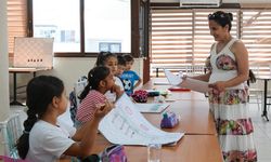 Çiftlikköy’ün Minik Ressamları İş Başında