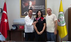 Canbay, Avrupa Üçüncüsü İlayda Çin’i Ağırladı