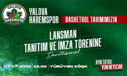 Yalova Haremspor’un Lansmanı Bugün